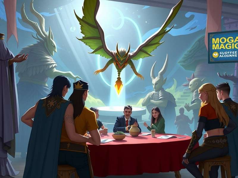 Moga Magic players at community event